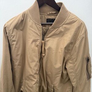 Abercrombie & Fitch Tan Bomber Jacket